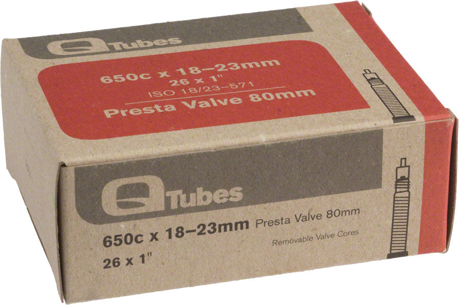 Teravail Standard Tube - 650 x 20 - 28mm, 80mm Presta Valve MPN: 210152TER UPC: 708752042162 Tubes Presta Tube
