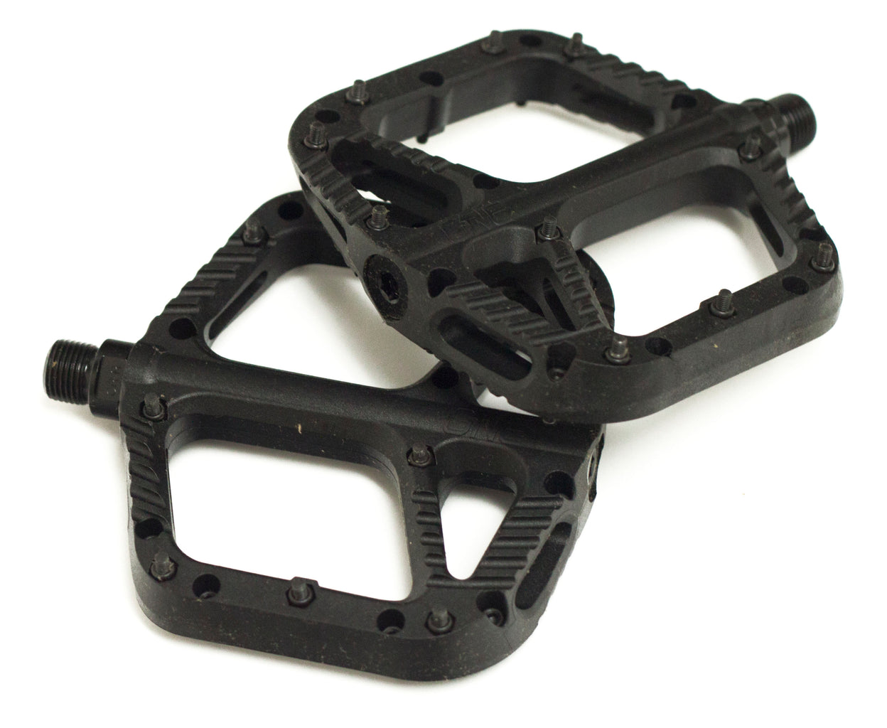Universal Cycles -- Reverse Components Black One Platform Pedals