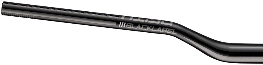 DEITY Blacklabel 800 Handlebar: 38mm Rise, 800mm Width, 31.8 Clamp, Black w/ Stealth - Flat/Riser Handlebar - Blacklabel 800 Handlebar