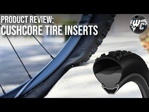 Video: CushCore Pro Plus Tire Inserts - 27.5"+, Pair - Tubeless System Enhancements Foam Tire Inserts - Pair