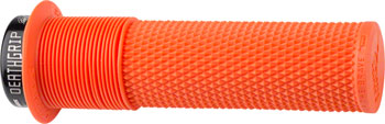 DMR DeathGrip Flanged Grips - Thick, Lock-On, Orange