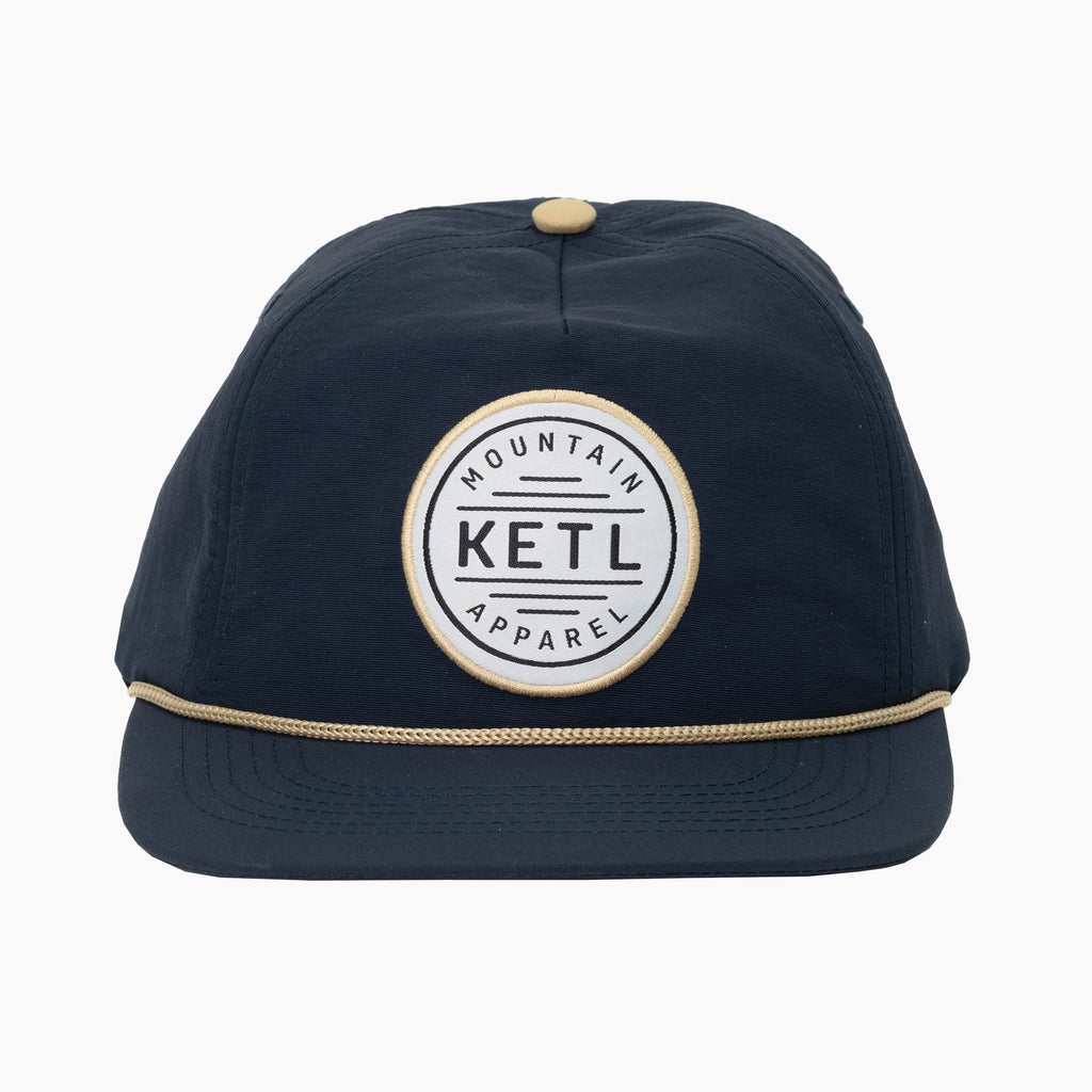 KETL Mtn Atlas Logo Hat Navy One Size MPN: K.HAT.OG UPC: 850014770051 Hats Atlas Hat