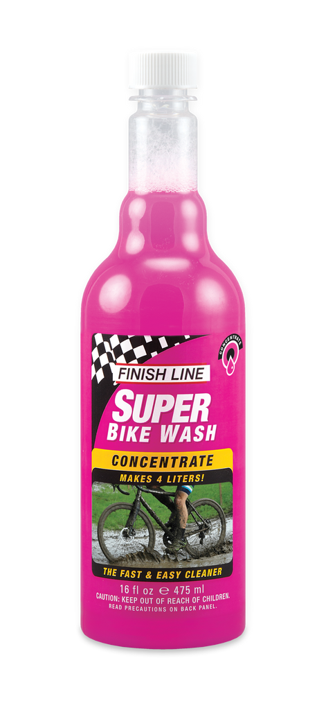 Finish Line Super Bike Wash Cleaner Concentrate, 16oz (Makes 1 Gallon) MPN: SC0160101 UPC: 036121710047 Degreaser / Cleaner Super Bike Wash