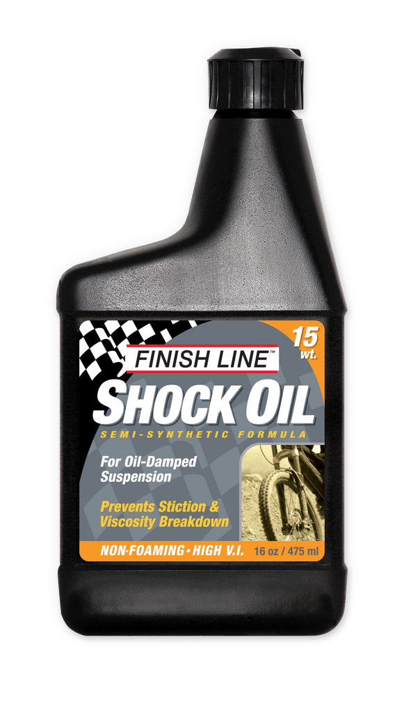 Finish Line Shock Oil 15 Weight, 16oz MPN: S00161501 UPC: 036121700147 Suspension Oil and Lube Shock Oil