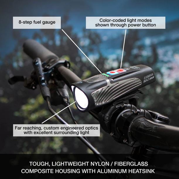 NiteRider Lumina Max 1500 Headlight - Headlight, Rechargeable - Lumina Max Headlight