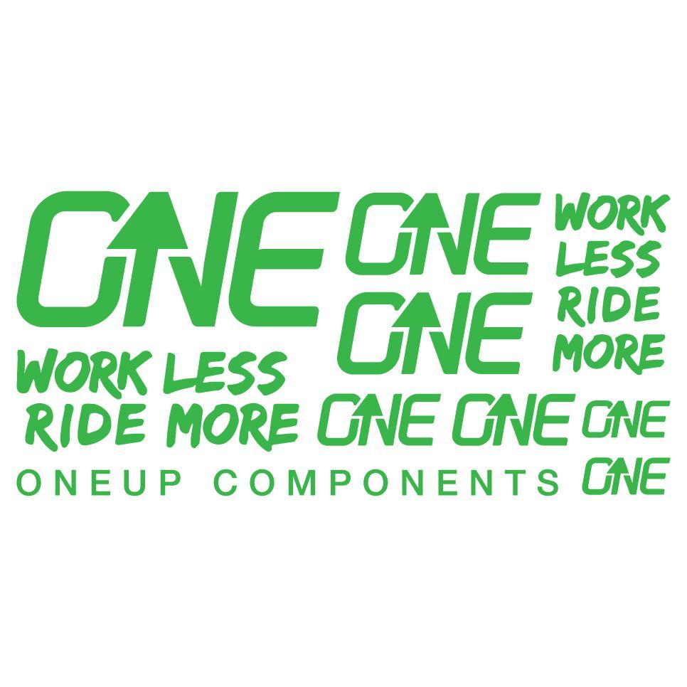 OneUp Components Handlebar Decal Kit Green MPN: 1C0629GRN Sticker/Decal Decal Kit