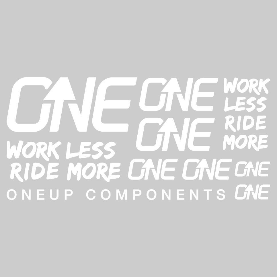 OneUp Components Handlebar Decal Kit White
