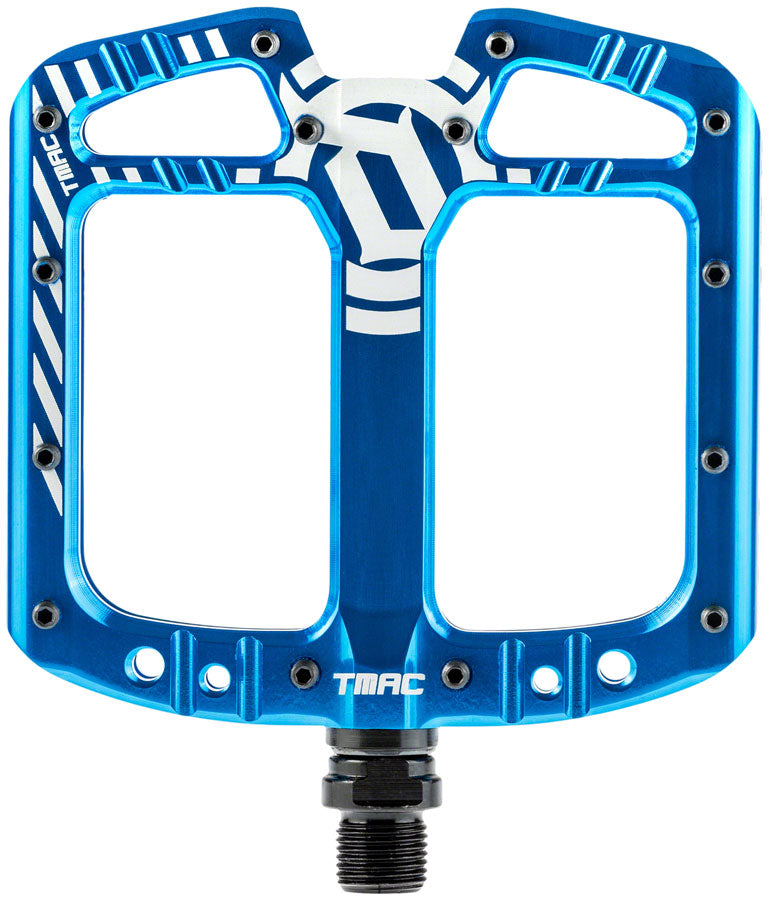 DEITY TMAC Pedals - Platform, Aluminum, 9/16", Blue MPN: 26-TMAC-BLU UPC: 817180020472 Pedals TMAC Pedals