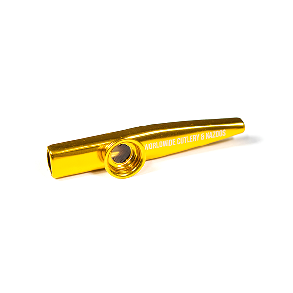 World's Best Kazoo In Schmelted 24k Gold MPN: Kazoo-gold Cutlery & Kazoos Kazoo