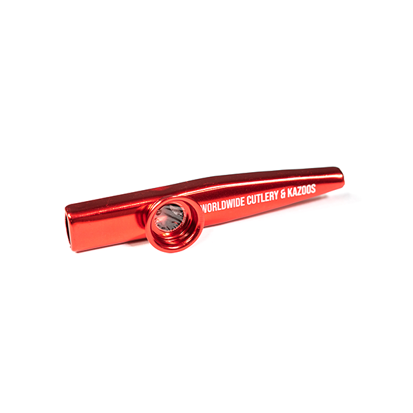 World's Best Kazoo In Red Dead Fred MPN: Kazoo-red Cutlery & Kazoos Kazoo