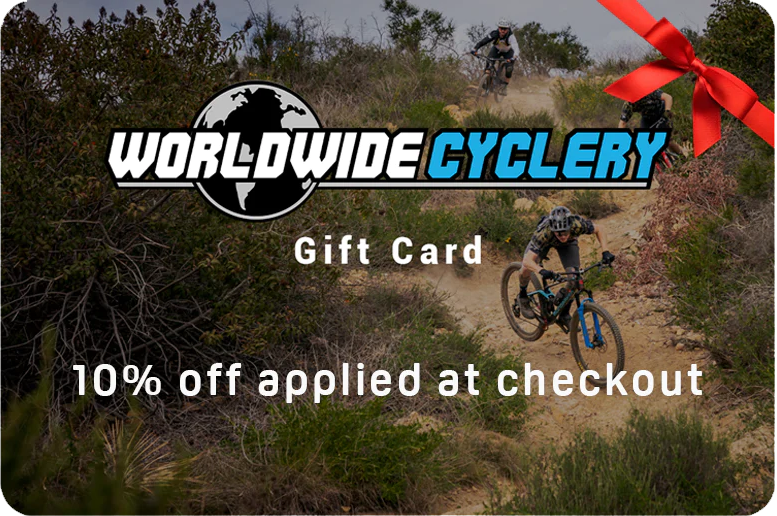 Worldwide Cyclery eGift Card (10% off applied at checkout) MPN: WCGIFTCARD75 Gift Cards Gift
